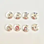 8 Pcs Nickel Speaker Spike Floor Disc for Audio Cones Spikes Components