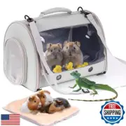 Bearded Dragon Travel Carrier Backpack,Lizard Backpack Carrier,Space Capsule
