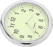 HEALLILY Luminous Car Dashboard Clock Stick Timepiece for Automotive Use Sleek Design Compact for Effortless Installation and Enhanced Car Interior Aesthetics
