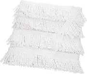 Gatuida 1Roll Elegant Delicate Fringe Trim for Curtain Making Tassel Ribbon for Decor Sofa Cushions and Upholstered Furniture Easy to Cut Luxurious Accent