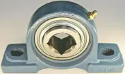 Premium 1-1/4" Square Bore GW209PPB5 Disc Bearing 2-Bolt Pillow Block Flat Base