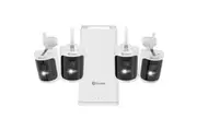 SWANN All Secure650 2K Wireless Security Kit with 4 x Wire-Free Cameras & Power