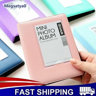 64-Slot Photo Album For FujiFilm Instax Mini Polaroid Fuji Film Camera 7 8 9 11