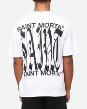 [SAINT MORTA] Saint Morta Ye Old Drop Shoulder T-shirt White - Size 3XL 3XL White