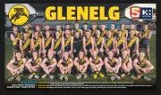 GLENELG TIGERS 2024 SANFL TEAM POSTER,FREE POST BARGAIN 1