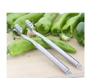 1 Pc Curved Chili Corer Stainless Steel Chili Pepper Corer Jalapeno Corer Knife
