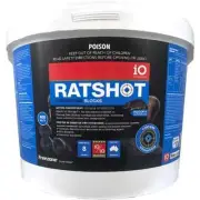 iO Ratshot Blocks 8kg BLUE Rodent Pest Control Rat Mouse Block Bait