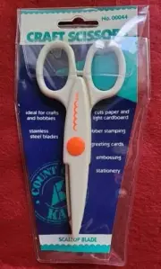 Count on Kane Scrapbooking/Craft Scissors Scallop Blade