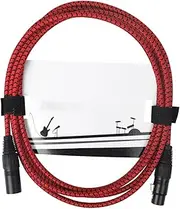 SUPVOX 3 XLR Cable Pin Microphone Cord Male to Female XLR Connector for Guitars Audio Devices Advanced Noise Reduction for Sound Quality