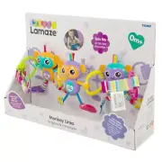 Baby Infant Newborn Lamaze Monkey Links Hanger Play Toy for Car Seat Stroller