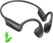 Bone Conduction Headphones - Bluetooth 5.3 Open Ear Headphones with HD Mic,12hrs