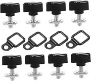 Alipis 8Sets Car Roof Hook Versatile Trunk Bed Hooks for Secure Vehicle Pull Ring Attachment Compatible with Car Models