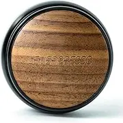 Leverpresso Spring Tamper 51mm – Calibrated Espresso Tamper with Walnut Handle for Consistent Tamping Pressure