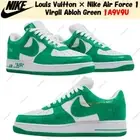 Louis Vuitton × Nike Air Force 1 Virgil Abloh Green 1A9V9U Men's Size