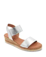 Andre Assous Women's Neveah Mid Heel Espadrille Wedge Sandals 5