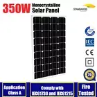 12V 350W Mono Solar Panel 350 Watt Fixed PV Caravan RV Camp Battery Charging