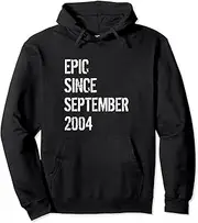 [VidiAmazing] 18th Birthday Boys Girls Born September 2004 Pullover Hoodie ds458