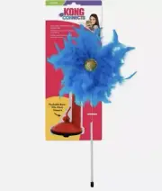 KONG Connects SWITCH FEATHERS CATNIP Toy Suction Cup Universal Base Cat Teasers