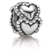 New 100% Genuine Authentic Pandora Everlasting Love Heart Spacer Charm 790448