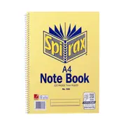 Spirax A4 Notebook 120 Pages each