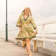 Women's Midi Dress, Midi Dress, Mini Dress, Floral Midi Dress, Vintage 90's Midi, Linen Clothing, Bridesmaid Gift, Birthday! - CD05