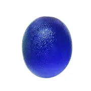 CanDo Gel Squeeze Ball, Large Cylindrical, Blue (Heavy)
