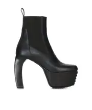 Rick Owens Beatle Banana Boots 38 Black