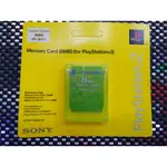 SONY PLAYSTATION2 PS2 原廠記憶卡(8MB)全新未拆封