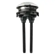 Tegg Toilet Push Button 48mm Thread Round Head Dual Flush Water Saving Chrome...