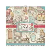 Stamperia ALICE THROUGH THE LOOKING GLASS 8x8 Paper Pad 10 Double Sided SBBS42