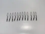 12 Decoy Snap Swivels #6 Stainless Steel Coastlock Fishing Duck Goose Texas Rig