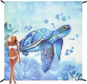 Beach Blanket, Sandproof Beach Mat, Waterproof Quick Drying Lightweight Outdoor