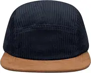 [Clakllie] 5 Panel Baseball Cap Women and Men Outdoor Snapback Cap Summer Sun Cap Flat Brim Adjustable Sports Hat Camping Hat