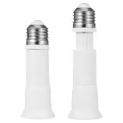 2 Pcs Light Socket Extender Bulb Replacement Convert Lamp Head Plug Adapter