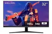 ENGLAON 32' QHD 165Hz 1ms Frameless AMD FreeSync Height Adjustable Gaming Monitor with RGB light