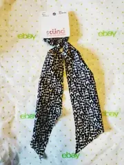 Scunci Scrunchie Scarf Leopard Animal Print Silky Soft New