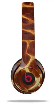 Skin Wrap for Beats Solo Wireless 2 3 4 Fractal Fur Giraffe SKIN ONLY
