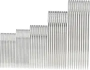 SEWACC 5Sets Large Eye Needles Threading Needles for Hand Sewing with Storage Box for Crafting Embroidery DIY Projects and Tailoring