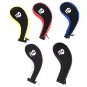 10PCS Golf Club Head Cover Iron Putter Headcover Protect Set Number Printed-J-j