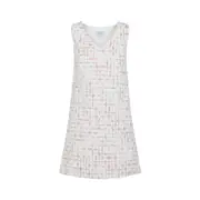 [Giambattista Valli] Giambattista Valli-Ivory Rose Midi Dress-Donna 42 IT