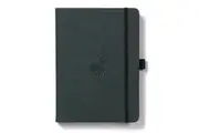 Dingbats A4 Wildlife Green Deer Notebook Dotted