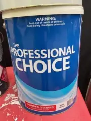 WATTYL 10 LITRE PRO-CHOICE EASYFLOW OIL-BASE-ENAMEL INT/EXT GLOSS HITE PAINT