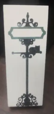 CATS MEOW BLANK STREET SIGN ACCESSORY NEW