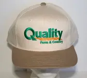 1990s Quality Farm & Country Lawn Mower Farming Trucker Cap Hat New NOS OSFM