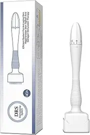 140 Titanium Adjustable Microneedling Derma Stamp -Derma Microneedle Pen for Body & Hair & Beard Growth - Derma Roller Alternative Skin Care - Dr Beauty Pen For Men and Women Home Use