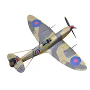 1/33 Supermarine Spitfire Fighter Paper Model Military Aircraft Unassembled