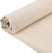 LUTER 26.4x19.3 Inch Needlework Fabric, Linen Needlework Fabric Monk Cloth for Punch Needle Rug-Punch Needles & Pinch Needle