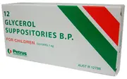 Glycerol Suppositories BP Children 12 Pack