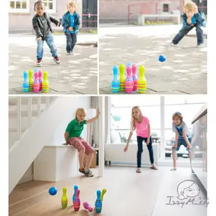 荷蘭BS-兒童休閒遊戲-三色保齡球 兒童玩具 親子遊戲 休閒遊戲 趣味競賽【台灣現貨】