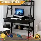 Extra Tall Large Computer Desk Combination Workstation Modern Office Study Table